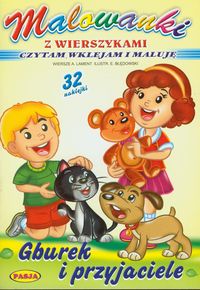Gburek i przyjaciele Malowanka z wierszykami -  - książka
