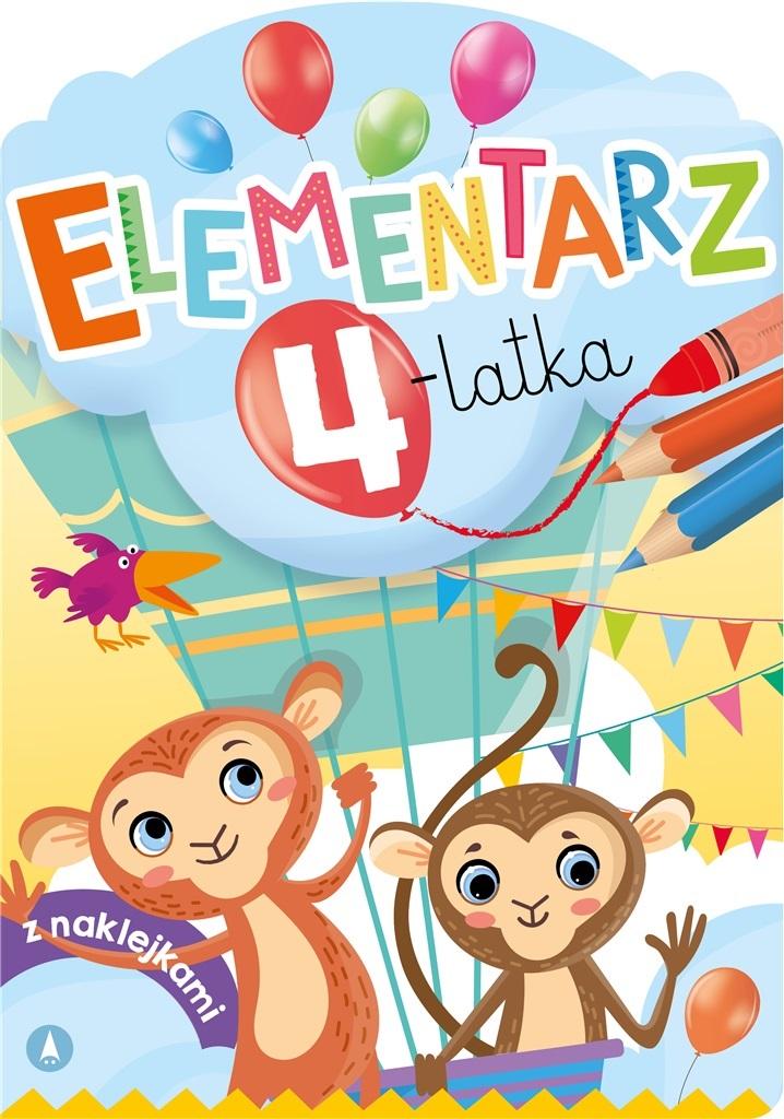 Elementarz 4-latka z naklejkami - Anna Horosin - książka