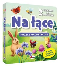 Na łące. Puzzle magnetyczne - zbiorowa praca - książka