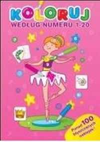 Koloruj według numeru 1-20 -  - książka