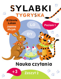 Sylabki Tygryska. Nauka czytania Poziom 2. Zeszyt 2 - Elżbieta Lekan, Joanna Myjak (ilustr.) - książka