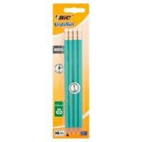 Ołówek BIC Evolution Eco z gumką, 4 szt -  - książka