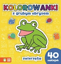 Zwierzęta Kolorowanki z grubym obrysem -  - książka