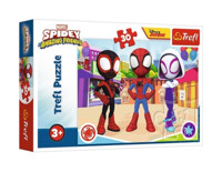 Puzzle 30 el. Przygody Spideya -  - książka