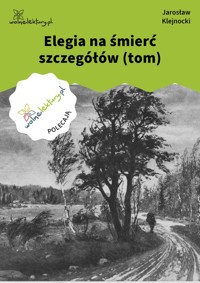 Elegia na śmierć szczegółów (tom) - Jarosław Klejnocki - ebook