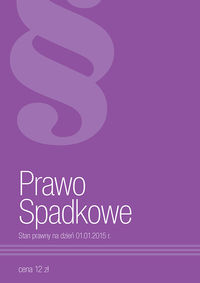 Prawo Spadkowe 2015 -  - książka