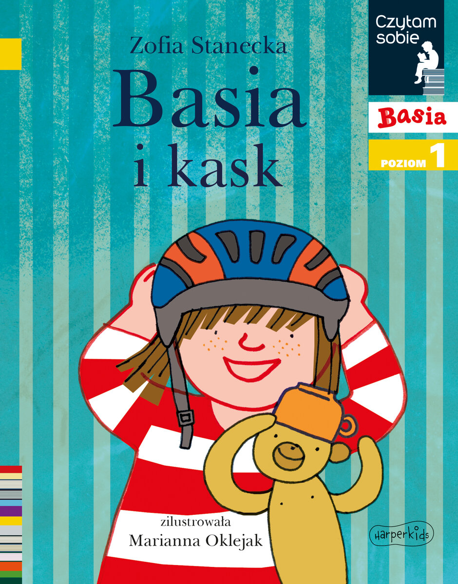 Basia i kask. Czytam sobie. Poziom 1 - Zofia Stanecka - książka