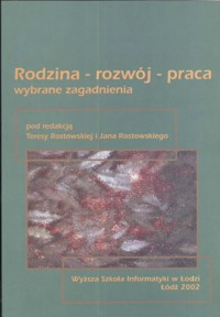 Rodzina - rozwój -  praca -  - książka
