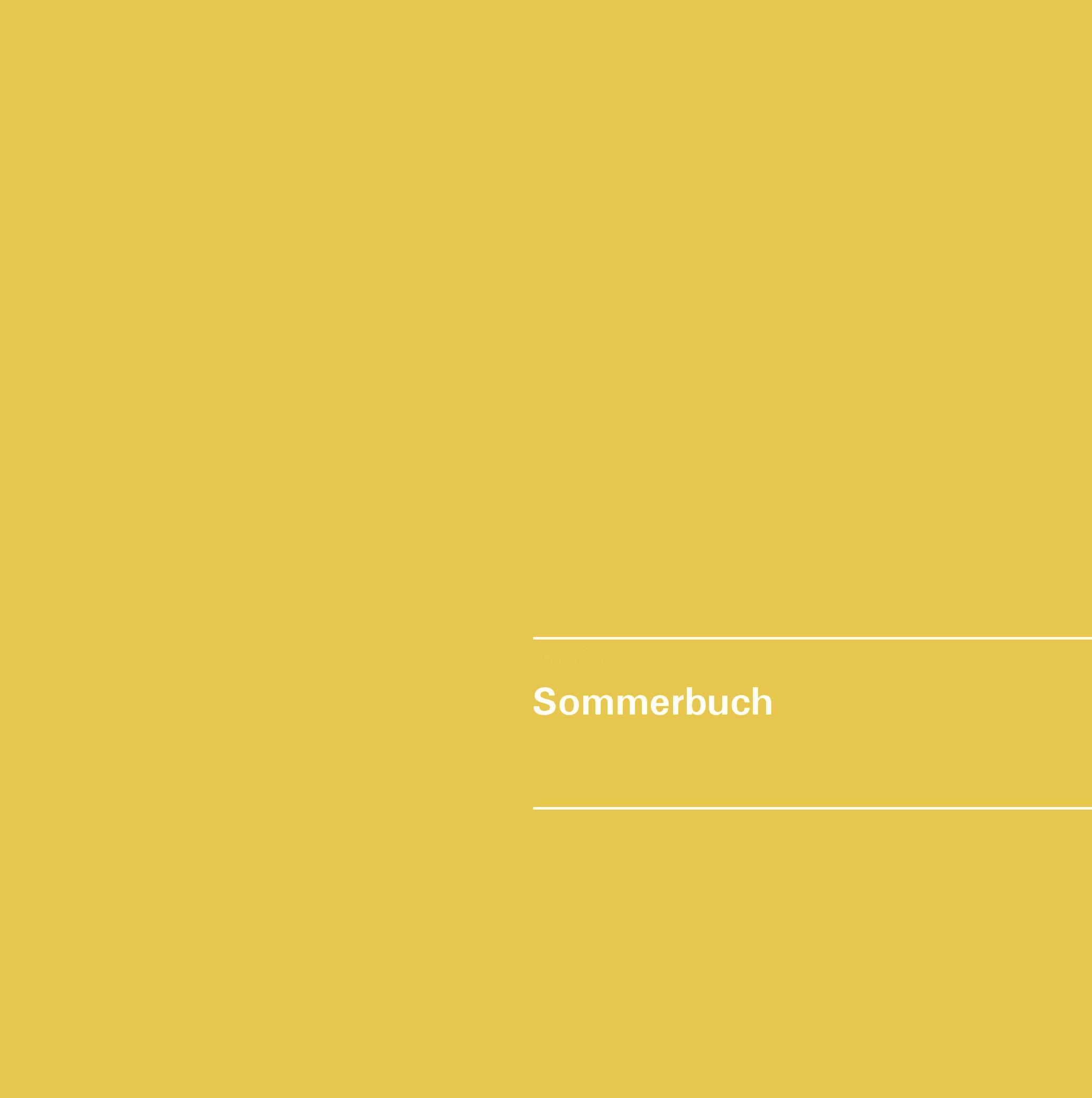 Sommerbuch