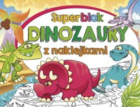 Superblok z naklejkami Dinozaury -  - książka