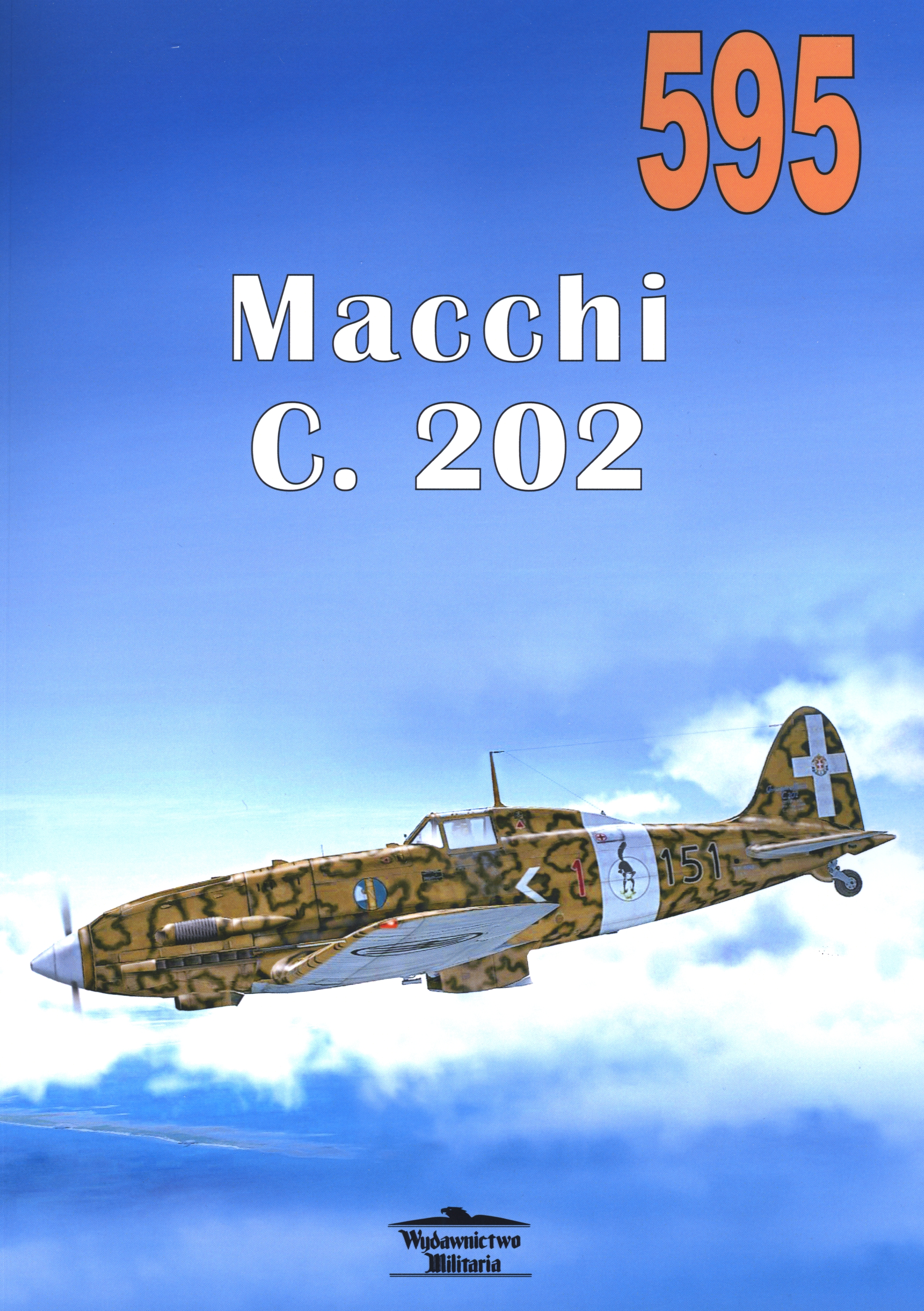 Macchi C.202 `Folgore`. Tom 595 - Janusz Ledwoch - książka