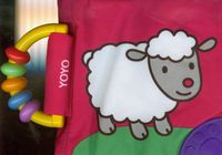 Książeczka szeleszcząca z grzechotką Owca - - książka