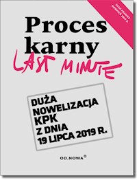 Last Minute Proces Karny 2019 -  - książka