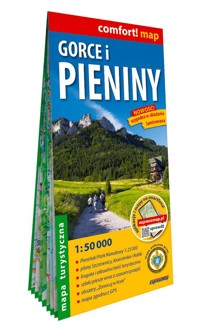 Gorce i Pieniny. Laminowana mapa turystyczna w skali 1:50 000 - zbiorowa praca - książka