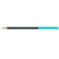 Ołówek Faber-Castell Grip 2001 Two Tone - czarny/turkusowy (517012 FC) -  - książka