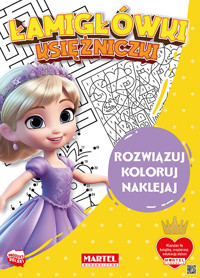 Łamigłówki księżniczki z naklejkami - Salamon Katarzyna - książka