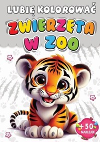 Kolorowanka Zwierzęta w zoo + 50 naklejek - zbiorowa praca - książka
