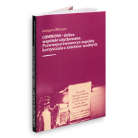 Commons dobra wspólne użytkowe - Blicharz Gezegorz - książka