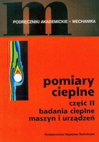 Pomiary cieplne cz.2 Badania cieplne maszyn i urządzeń - Fodemski Tadeusz R. - książka