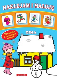 Zima Naklejam i maluję -  - książka