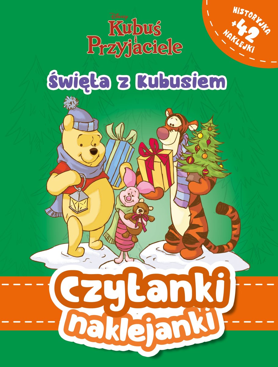 Czytanki naklejanki. Święta z Kubusiem. Disney Kubuś i Przyjaciele - zbiorowa praca - książka