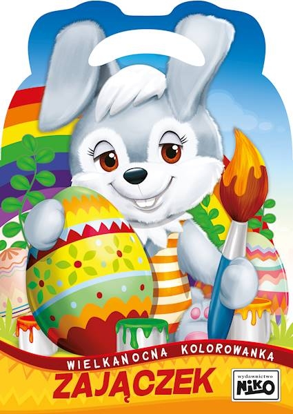 Wielkanocna kolorowanka. Zajączek - zbiorowa praca - książka