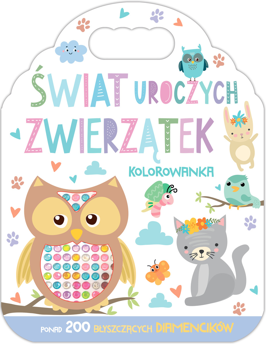 Świat uroczych zwierzątek. Kolorowanka - zbiorowa praca - książka