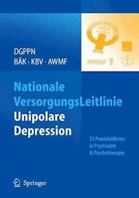 Nationale VersorgungsLeitlinie - Unipolare Depression - - ebook