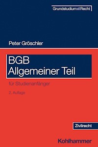 BGB Allgemeiner Teil - Peter Gröschler - ebook