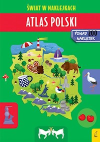 Atlas Polski Świat w naklejkach - Patrycja Zarawska - książka