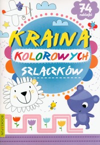 Kraina kolorowych szlaczków z naklejkami -  - książka