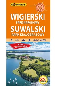 Wigierski Park Narodowy Suwalski Park Krajobrazowy 1:40 000 -  - książka