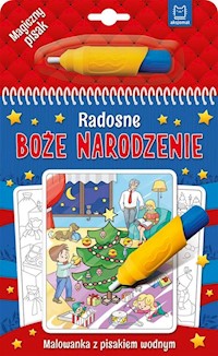 Radosne Boże Narodzenie Malowanka z pisakiem wodnym - - książka