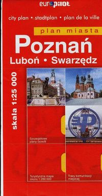 Poznań Luboń Swarzędz plan miasta -  - książka