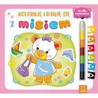 Koloruję i bawię się z misiem + kredka segmentowa - Kajdana Sylwia - książka