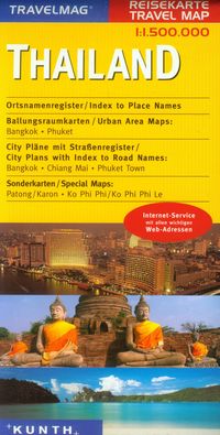 Travelmag Thailand 1:1500 000 -  - książka