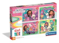 Puzzle 4w1 Super kolor Gabby’s Dollhouse 21752 -  - książka