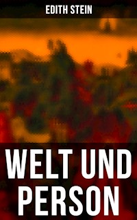 Welt und Person - Edith Stein - ebook