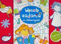 Wesołe zadania dla dziewczynek Naklejaj i baw się - Wiśniewska Anna - książka
