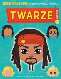 Naklejkowe twarze 1 -  - książka
