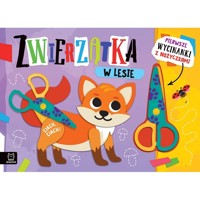 Pierwsze wycinanki z nożyczkami. Zwierzątka w lesie - Agata Kaczyńska - książka