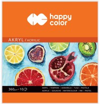 Happy Color, Blok do akrylu, Art, 15x15, 10 ark., 360g -  - książka
