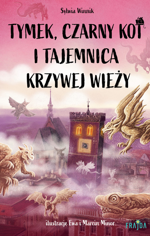 Okładka książki Tymek, Czarny Kot i tajemnica Krzywej Wieży