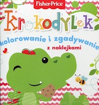 Fisher Price Kolorowanka podłogowa Krokodylek -  - książka