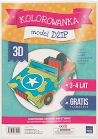 Kolorowanka 3D Dżip -  - książka