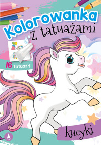 Kolorowanka z tatuażami Kucyki -  - książka