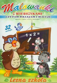Lesna szkoła Malowanka z wierszykami -  - książka