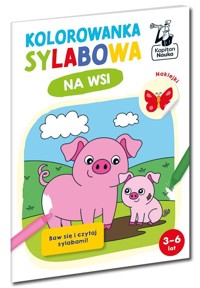 Kapitan Nauka Kolorowanka sylabowa Na wsi - Czarnecka Sylwia - książka