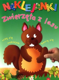 Naklejanki  Zwierzęta z lasu - Beaumont J. - książka