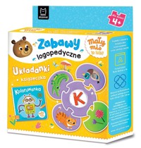 Mały miś to lubi! Zabawy logopedyczne. Układanki + książeczka. Mały miś to lubi! - Anna Podgórska - książka